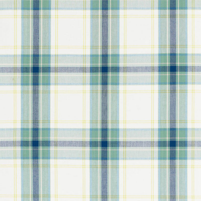 St. Martin Plaid Capri 68071 by Schumacher Fabric CALYPSO PLAIDS & CHECKS See Sample INDIA HEAVY DUTY </p><p>Repeat: Horizontal: 9 1/8" (23CM) and Vertical: 9 1/2" (24CM) 54 1/4" WIDE (138CM) - Fabric Carolina -