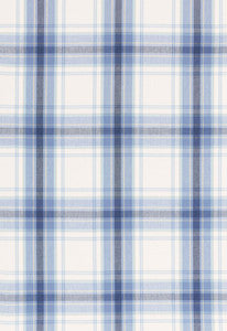 St. Martin Plaid Cornflower 68072 by Schumacher Fabric