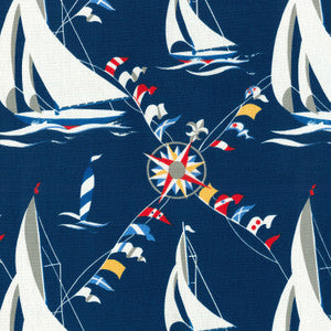 SET SAIL NAUTICAL 680720 by Waverly Fabric