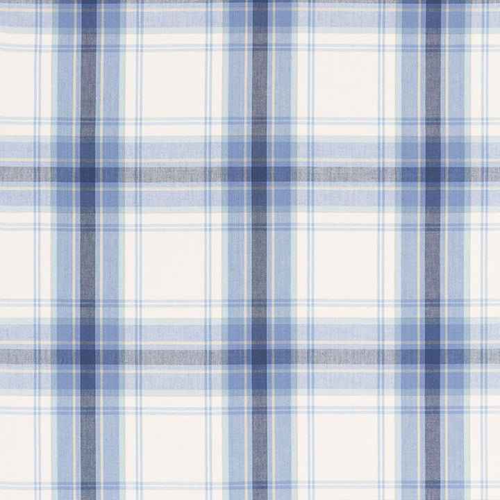 St. Martin Plaid Cornflower 68072 by Schumacher Fabric CALYPSO PLAIDS & CHECKS See Sample INDIA HEAVY DUTY </p><p>Repeat: Horizontal: 9 1/8" (23CM) and Vertical: 9 1/2" (24CM) 54 1/4" WIDE (138CM) - Fabric Carolina -