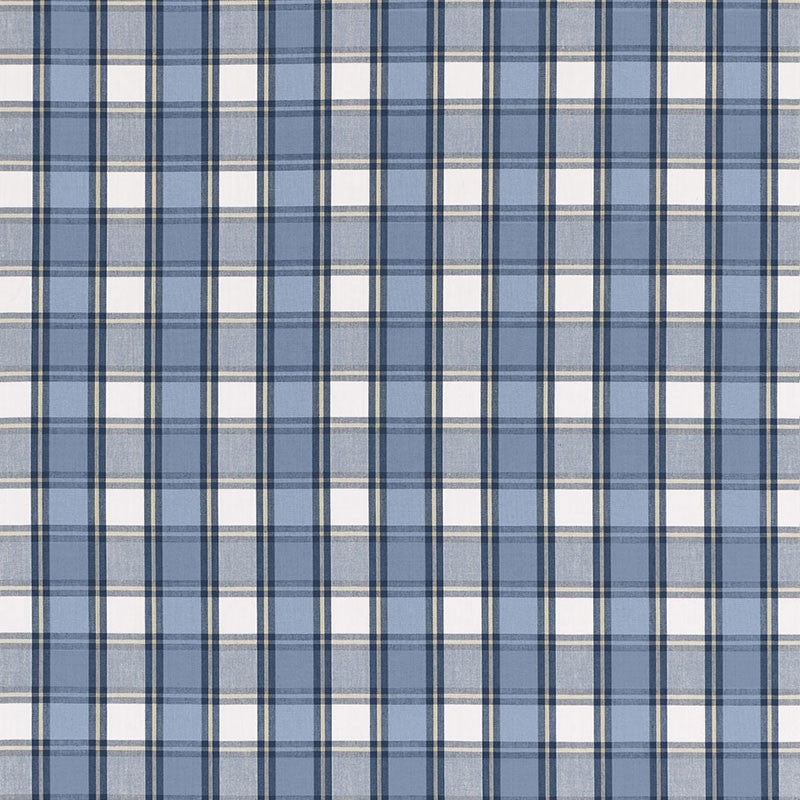 Montserrat Plaid Cornflower 68081 by Schumacher Fabric CALYPSO PLAIDS & CHECKS See Sample INDIA MEDIUM DUTY </p><p>Repeat: Horizontal: 3 1/4" (8CM) and Vertical: 3 3/8" (9CM) 54" WIDE (137CM) - Fabric Carolina -