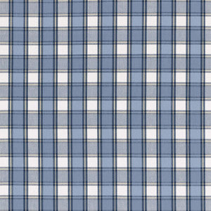Montserrat Plaid Cornflower 68081 by Schumacher Fabric