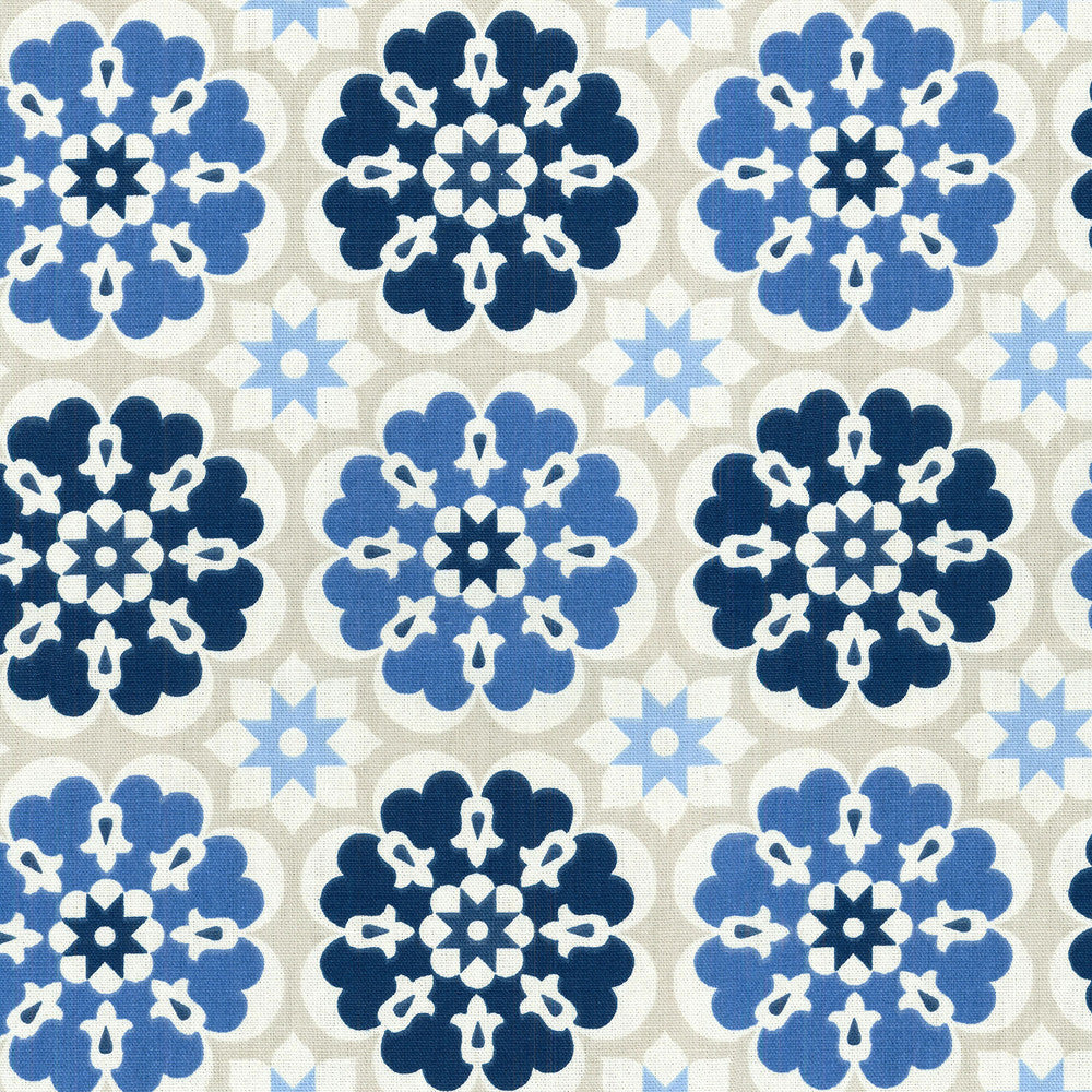 Merry Go Round Porcelain 680890 by Waverly Fabric - Base:100% Polyester knit 51000 Horizontal: 9 and Vertical: 9 54 - Fabric Carolina -