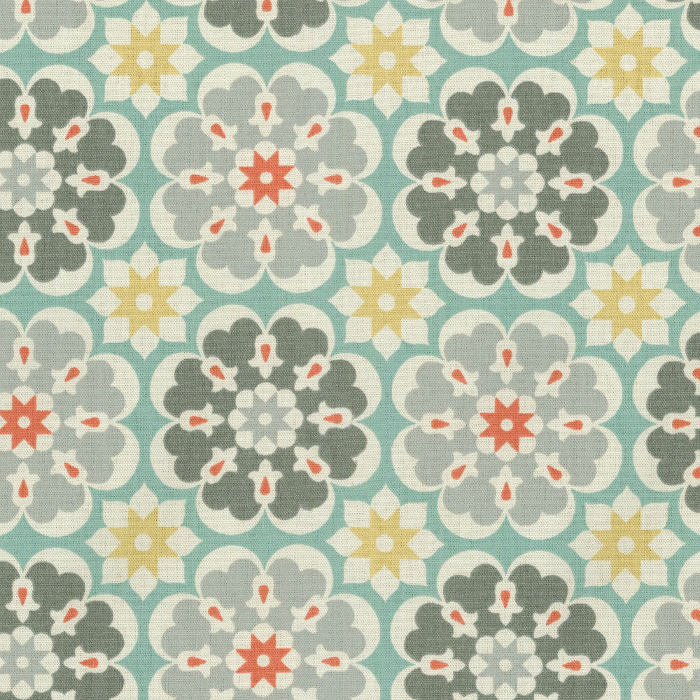 Merry Go Round Flint 680891 by Waverly Fabric - 100% COTTON USA 51000 Horizontal: 9 and Vertical: 9 54 - Fabric Carolina -