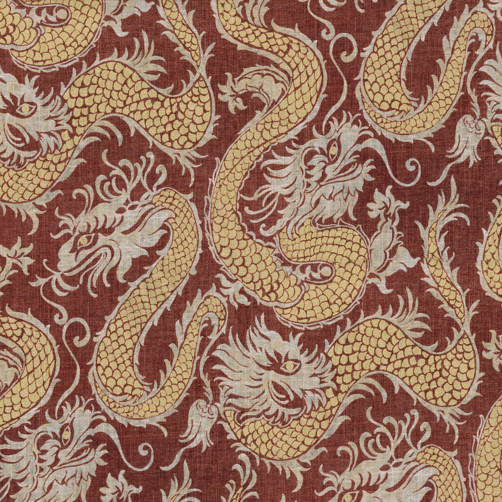 Good Fortune Jewel 680910 by Waverly Fabric ELEMENTS OF STYLE 55% Linen 45% Rayon KOREA Wyzenbeek 24,000 Horizontal: 27.00" and Vertical: 25.25" 54" - Fabric Carolina -