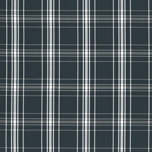 Belize Plaid Navy 68091 by Schumacher Fabric
