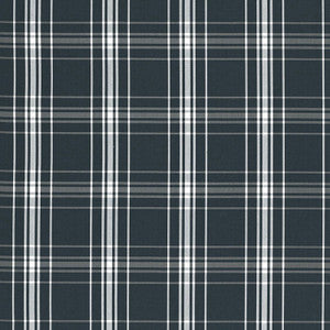 Belize Plaid Navy 68091 by Schumacher Fabric
