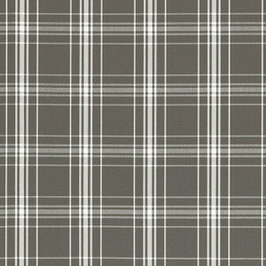 Belize Plaid Charcoal 68094 by Schumacher Fabric