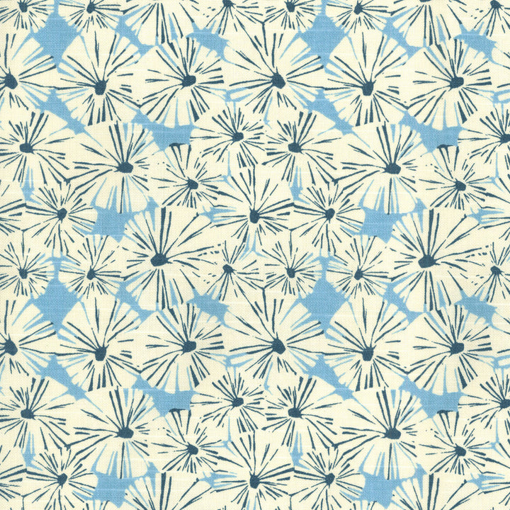 Forget Me Not Sky 681002 by Waverly Fabric - 100% COTTON USA 30000 Horizontal: 6.75 and Vertical: 6.75 54 - Fabric Carolina -