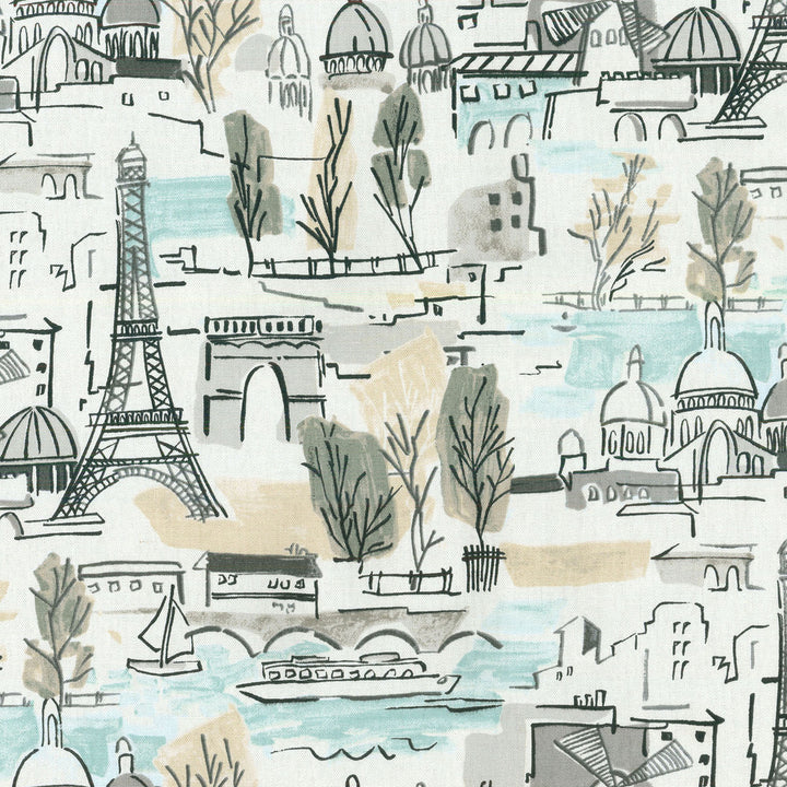 Arrondissement Cloud 681031 by Waverly Fabric - 54% RAYON 46% POLYESTER USA 51000 Horizontal: 13.5 and Vertical: 16 54 - Fabric Carolina -