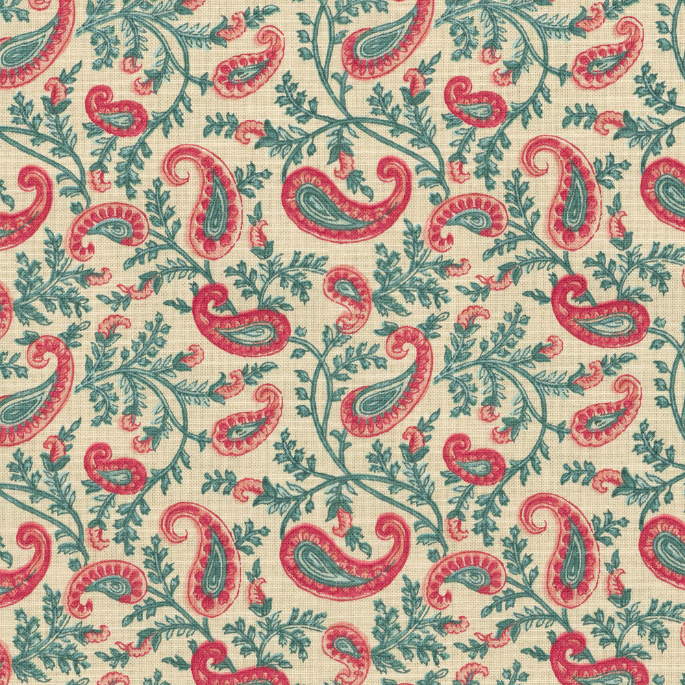 Token Jewel 681112 by Waverly Fabric ENCHANTING ARTIFACTS 100% Cotton U.S.A. Wyzenbeek 15,000 Horizontal: 6.75" and Vertical: 6.75" 54" - Fabric Carolina -