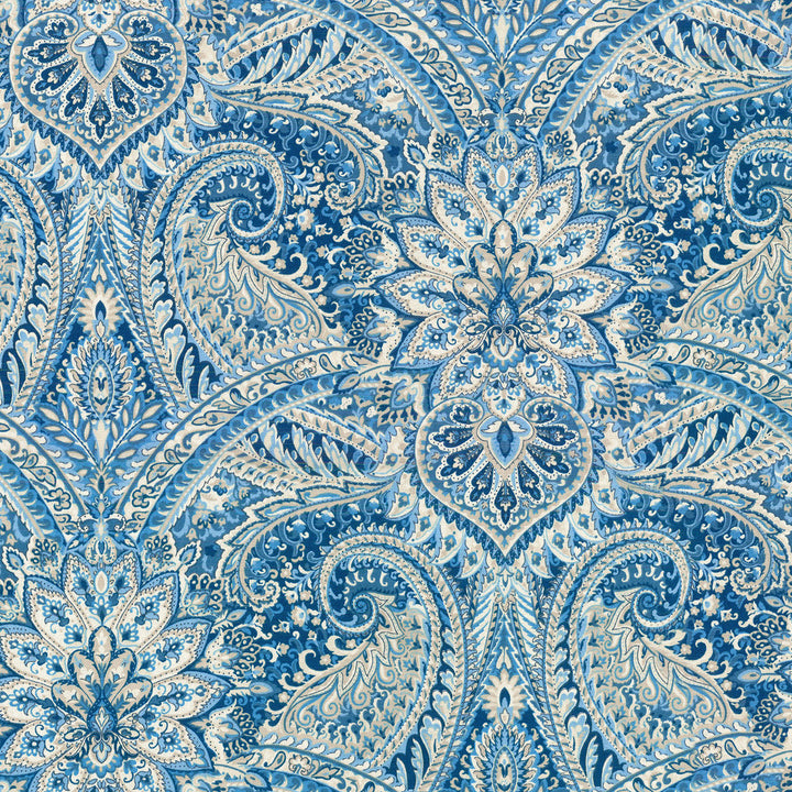 Swept Away Porcelain 681171 by PKL Studio Fabric PRINTWORKS II 100% Cotton U.S.A. Wyzenbeek 51,000 Horizontal: 9.00" and Vertical: 18.00" 54" - Fabric Carolina -