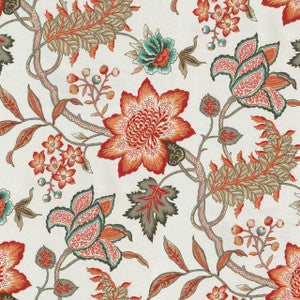 JACOBEAN FLAIR Peachtini 681211 by Waverly Sun N Shade Fabric