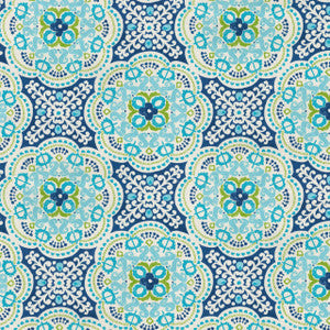 ASTRID Turquoise 681220 by Waverly Sun N Shade Fabric
