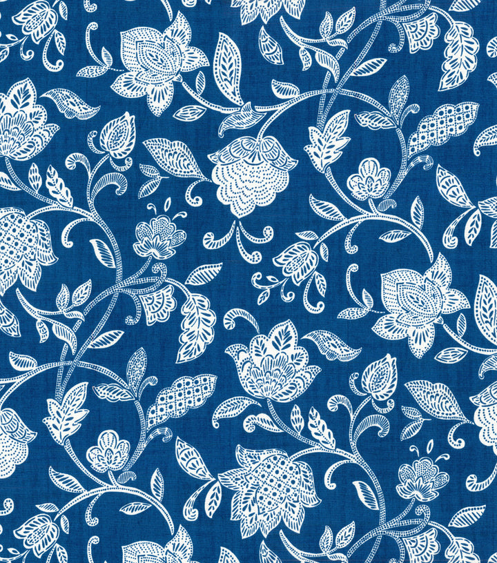 STENCIL VINE OCEAN 681272 by Waverly Fabric - 65% OLEFIN 35% POLYESTER 51000 Horizontal: 27 and Vertical: 13.5 54 - Fabric Carolina -