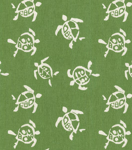 Sea Turtles Verte 681360 by Waverly Fabric