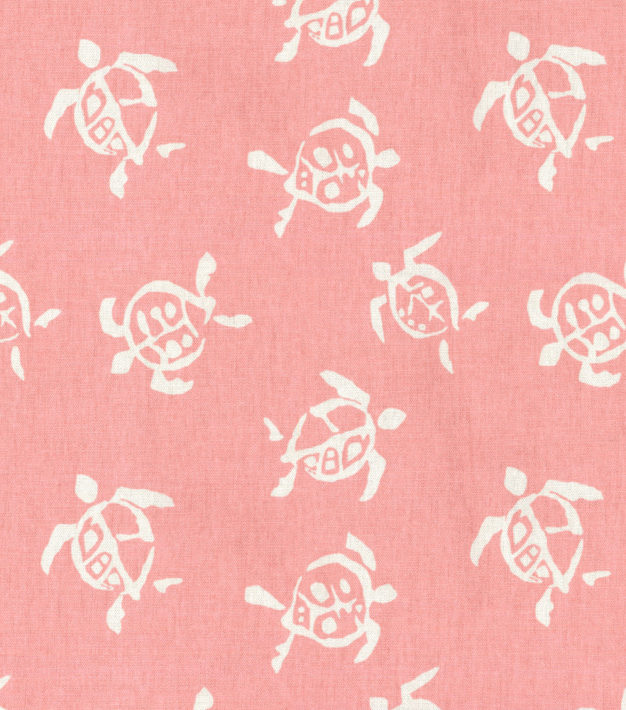 Sea Turtles Hibiscus 681361 by Waverly Fabric - 100% COTTON USA 51000 Horizontal: 9 and Vertical: 9 54 - Fabric Carolina -