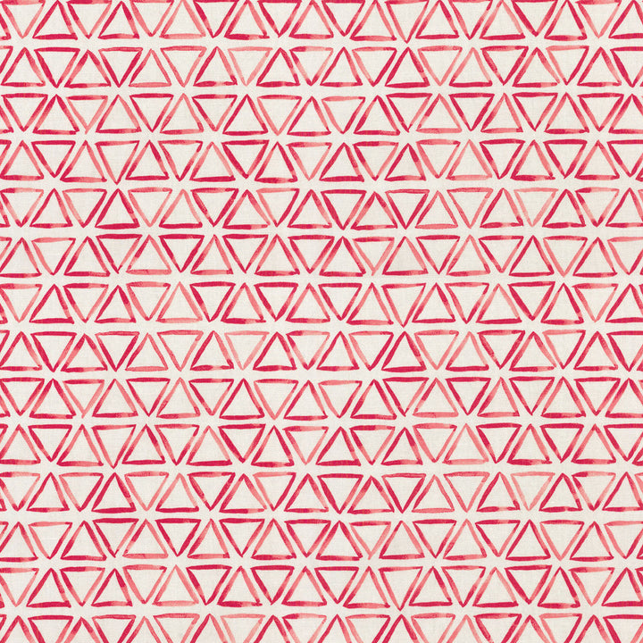 Painted Triangles In Bloom 681411 by Waverly Fabric TROPIC LIKE IT'S HOT 100% Cotton U.S.A. Wyzenbeek 51,000 Horizontal: 9.00" and Vertical: 9.00" 54" - Fabric Carolina -