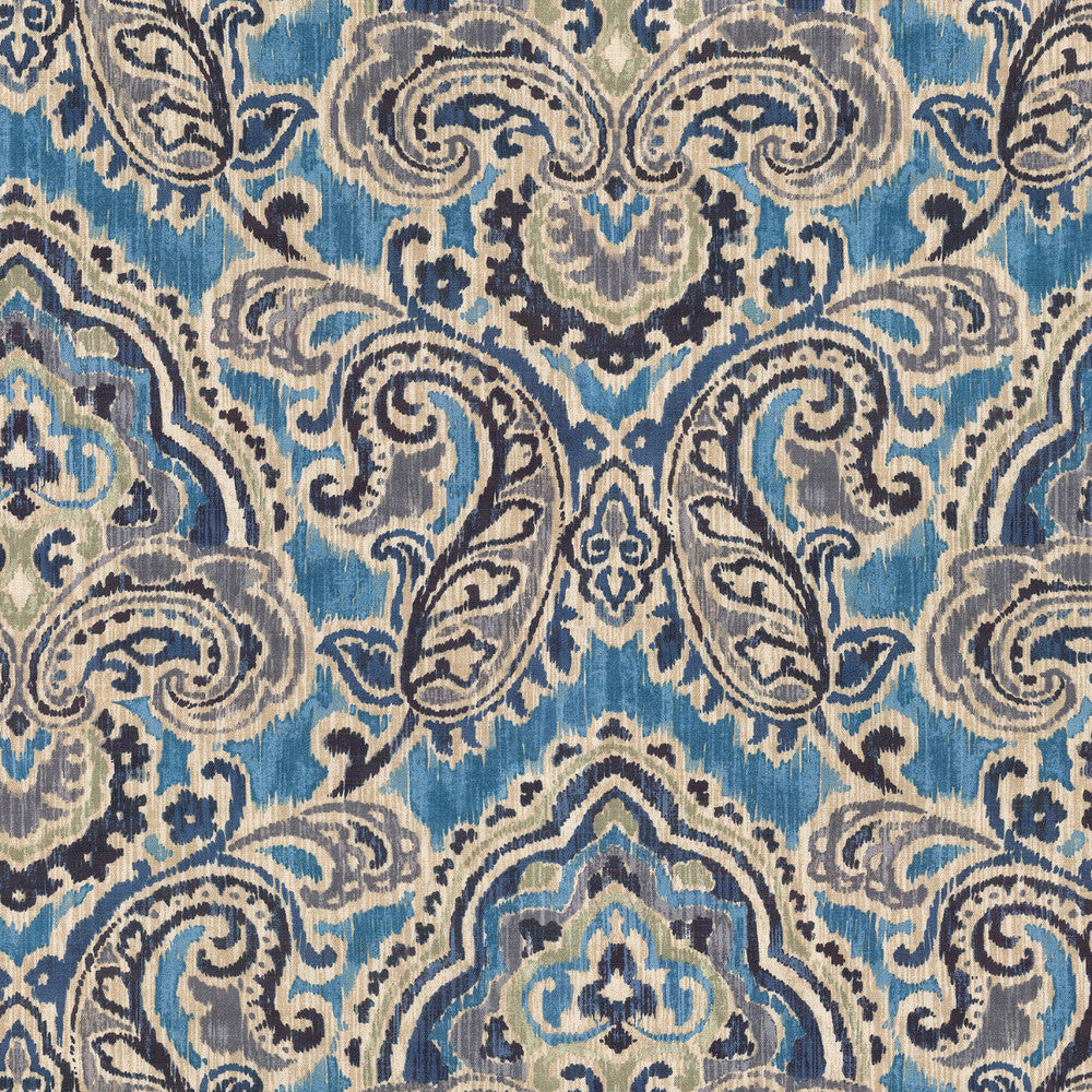 Artesanias Ikat Bayside 681432 by Waverly Fabric - 100%Cotton CHINA 51000 Horizontal: 25.25 and Vertical: 13.5 54 - Fabric Carolina -