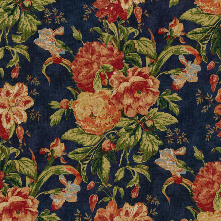 KENSINGTON BLOOM GEM 681460 by Waverly Fabric - 55% LINEN 45% RAYON TAIWAN 12000 Horizontal: 27 and Vertical: 13.5 54 - Fabric Carolina -