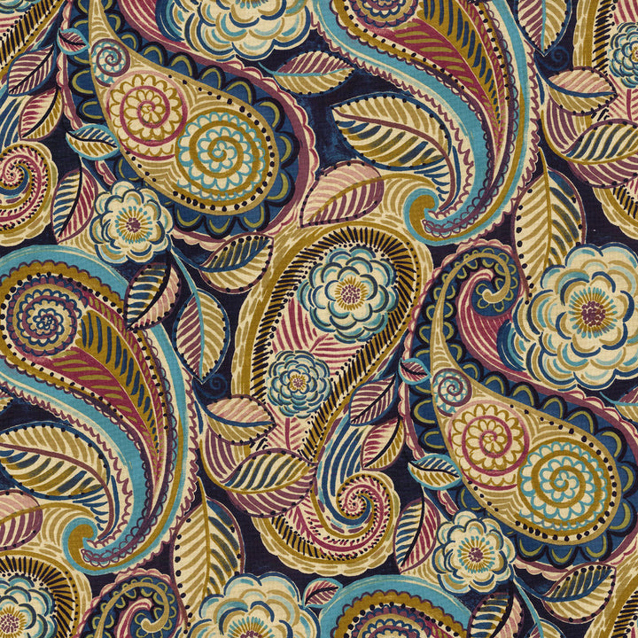 Mayan Market Bayside 681481 by Waverly Fabric MAGICAL GATHERING 100% Cotton CHINA Wyzenbeek 51,000 Horizontal: 13.50" and Vertical: 27.00" 54" - Fabric Carolina -