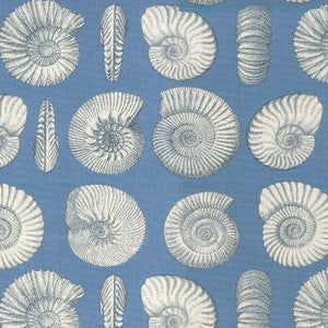 Nautilus Indigo 681580 by Waverly Fabric