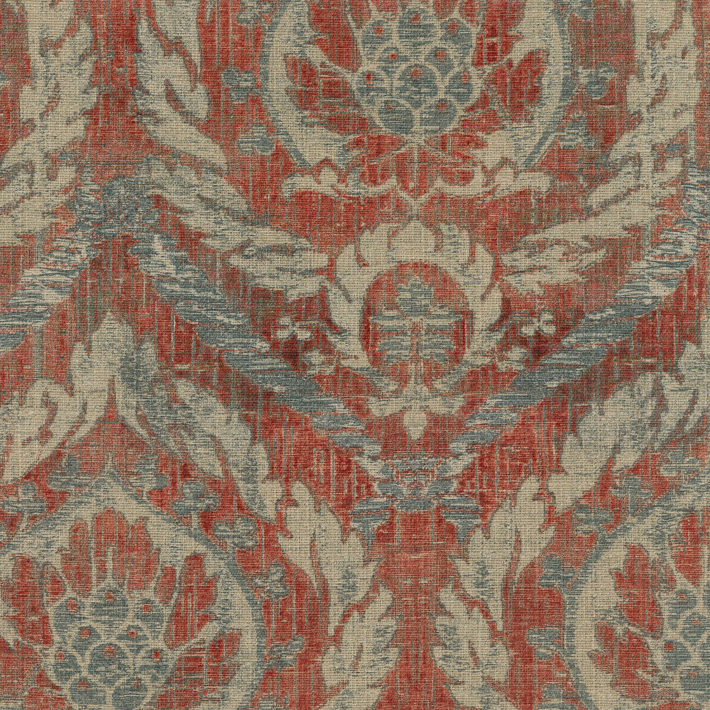 French Quarter Rouge 681604 by Waverly Fabric GARDEN DISTRICT 100% Cotton PERU Wyzenbeek 15,000 Horizontal: 13.50" and Vertical: 27.00" 54" - Fabric Carolina -