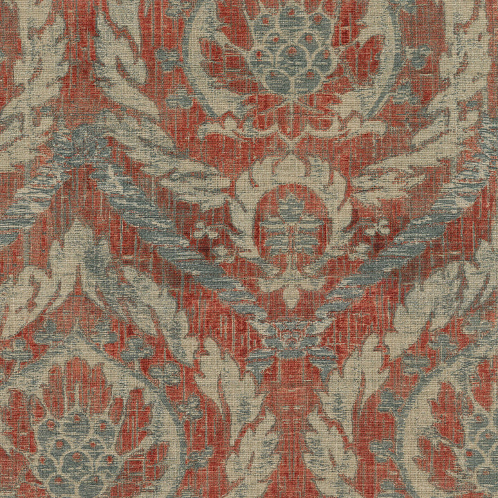 French Quarter Rouge 681604 by Waverly Fabric GARDEN DISTRICT 100% Cotton PERU Wyzenbeek 15,000 Horizontal: 13.50" and Vertical: 27.00" 54" - Fabric Carolina -