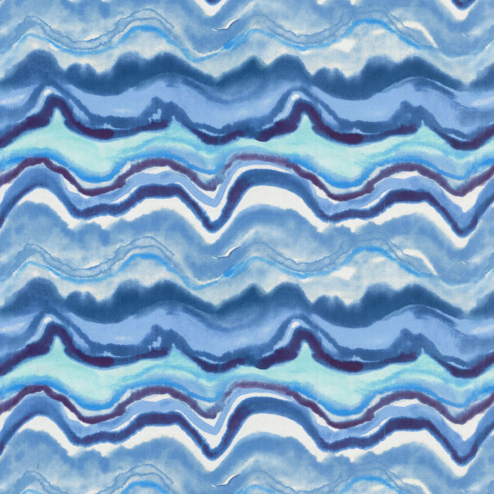 In Layers Lapis 681611 by Waverly Fabric GROUND IMPRESSIONS 100% Cotton PERU Wyzenbeek 15,000 Horizontal: 27.00" and Vertical: 13.50" 54" - Fabric Carolina -