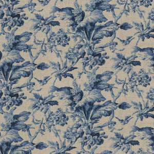 Southern Belle Midnight 681640 by Waverly Fabric