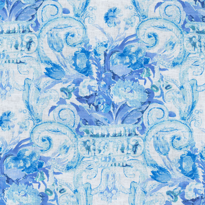 Volterra Cielo 681651 by Waverly Fabric - 55%Linen 45%Rayon CHINA 24000 Horizontal: 13.5 and Vertical: 27 54 - Fabric Carolina -