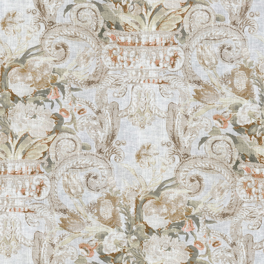 Volterra Fumo 681652 by Waverly Fabric - 55%Linen 45%Rayon CHINA 24000 Horizontal: 27 and Vertical: 13.5 54 - Fabric Carolina -