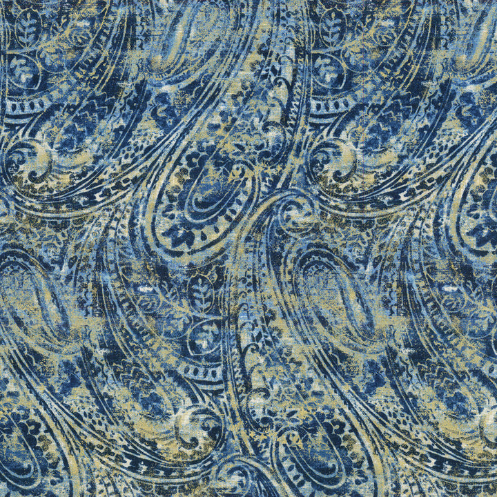 Fossil Finds Lapis 681681 by Waverly Fabric - 55%Linen 45%Rayon KOREA 24000 Horizontal: 13.5 and Vertical: 24 54 - Fabric Carolina -