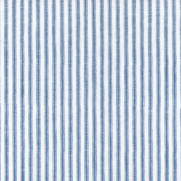 Pisa Stripe Denim 681710 by Waverly Fabric - 55%Linen 45%Cotton CHINA 30000 Horizontal: 0.625 and Vertical: 0.125 54 - Fabric Carolina -