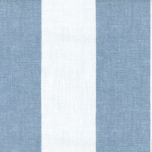 Sarona Stripe Chambray 681720 by Waverly Fabric