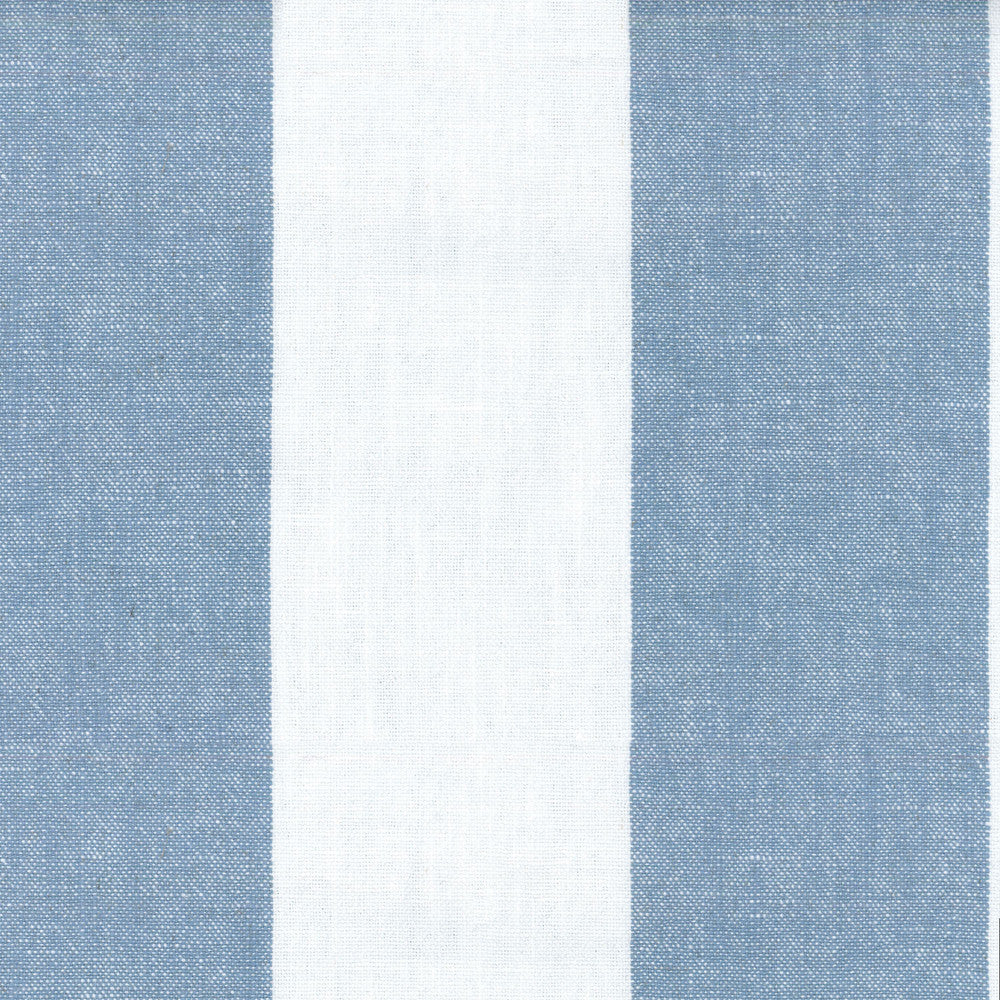 Sarona Stripe Chambray 681720 by Waverly Fabric - 55%Linen 45%Cotton CHINA 30000 Horizontal: 9.25 and Vertical: 0 54 - Fabric Carolina -
