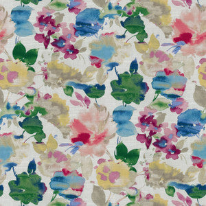 Aqua Fleur Bloom 681820 by Waverly Fabric