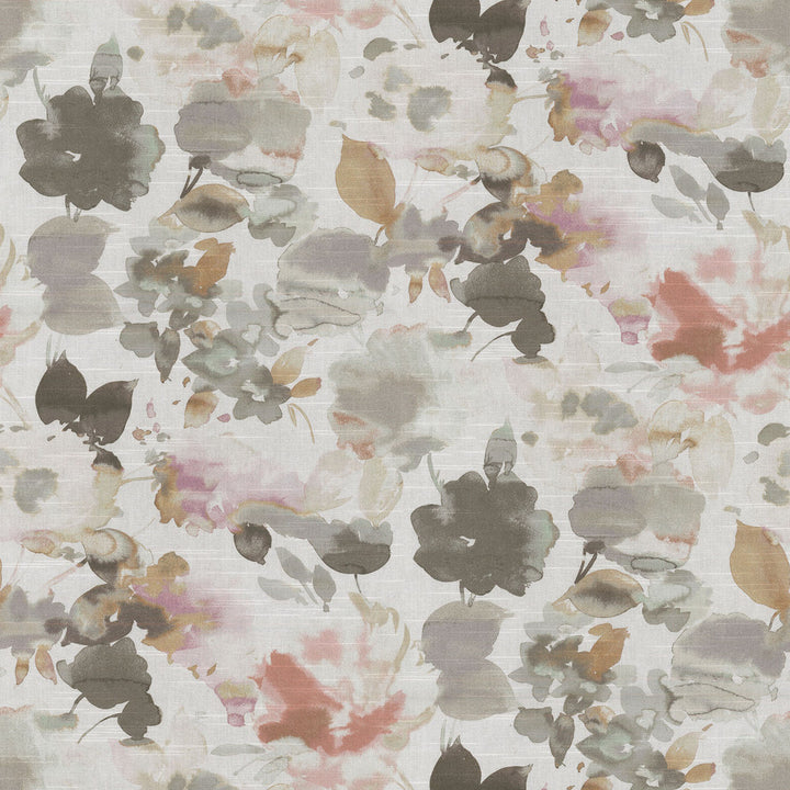 Aqua Fleur Blush 681823 by Waverly Fabric PAINTING A SCENE 100% Cotton CHINA Wyzenbeek 39,000 Horizontal: 13.50" and Vertical: 27.00" 54" - Fabric Carolina -