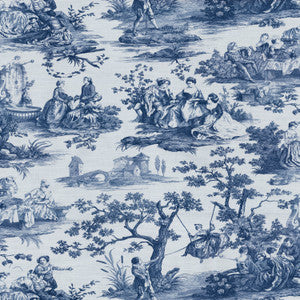 Idyllic Days Sapphire 681880 by Waverly Fabric
