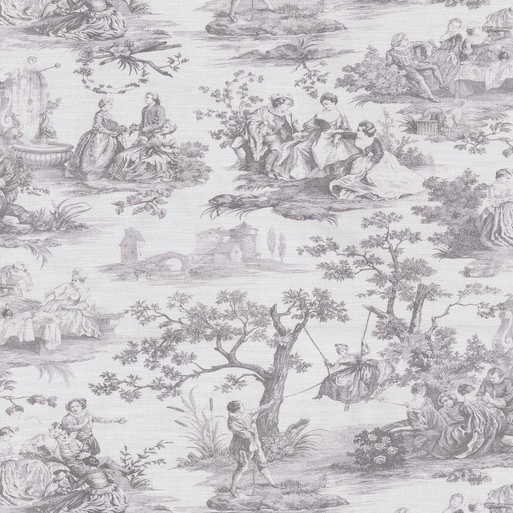IDYLLIC DAYS PEWTER 681881 by Waverly Fabric - 72% Cotton 28% Polyester PERU 15000 Horizontal: 27 and Vertical: 27 54 - Fabric Carolina -