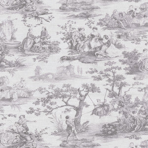Idyllic Days Pewter 681881 by Waverly Fabric