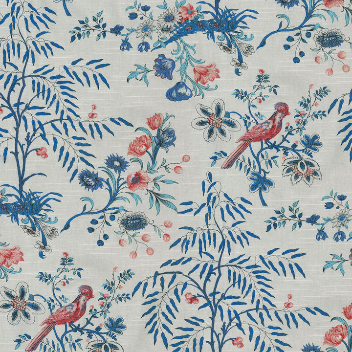Above The Treetop Porcelain 681891 by Waverly Fabric - 100%Cotton CHINA 39000 Horizontal: 13.5 and Vertical: 27 54 - Fabric Carolina -