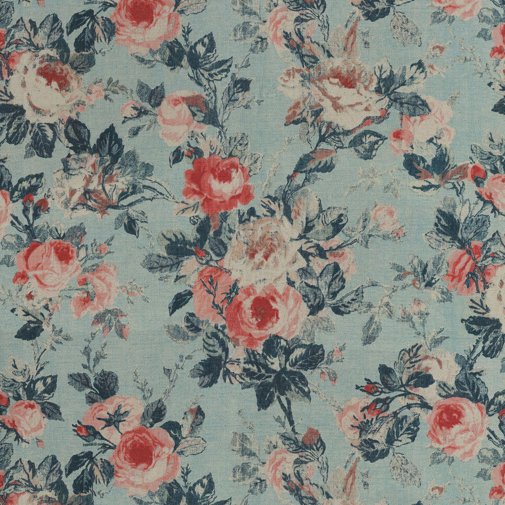 Apple Hill Chambray 682030 by Waverly Fabric - 80% Polyester 20% Rayon China 51000 Horizontal: 27 and Vertical: 25.25 54 - Fabric Carolina -