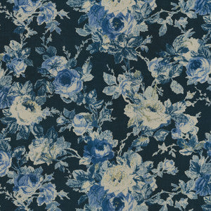 Apple Hill Indigo 682032 by Waverly Fabric