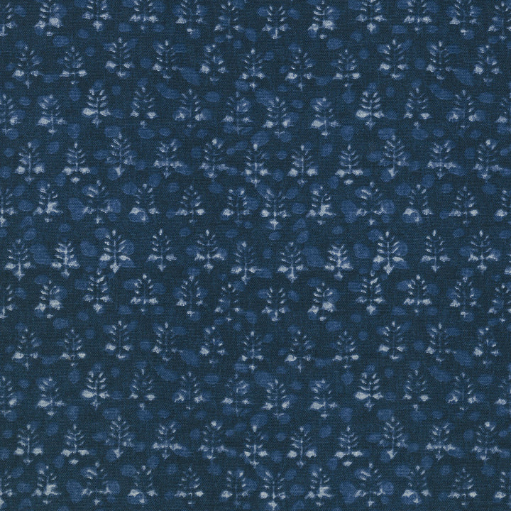 Twig Bandeau Indigo 682050 by Waverly Fabric - 100%Cotton U.S.A. 51000 Horizontal: 6.75 and Vertical: 6.75 54 - Fabric Carolina -