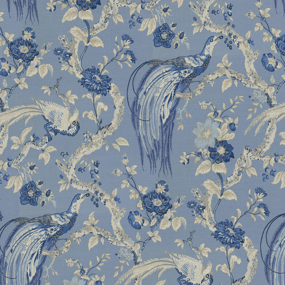 Olana Larkspur Nc21 682070 by Waverly Fabric - 100%Cotton CHINA 31000 Horizontal: 13.5 and Vertical: 32 54 - Fabric Carolina -