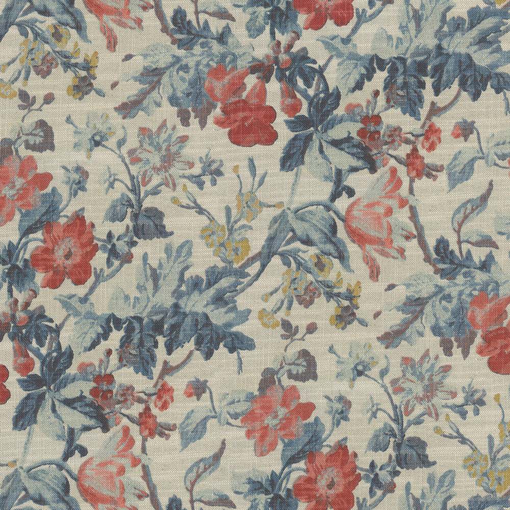 Cosima Indienne 682080 by Waverly Fabric - 75%Cotton 25%Linen PAKISTAN 33000 Horizontal: 13.5 and Vertical: 25.25 55 - Fabric Carolina -