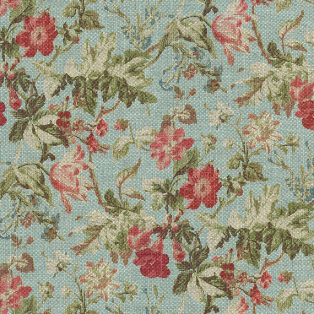 Cosima Robins Egg 682081 by Waverly Fabric - 75%Cotton 25%Linen PAKISTAN 33000 Horizontal: 13.5 and Vertical: 25.25 55 - Fabric Carolina -