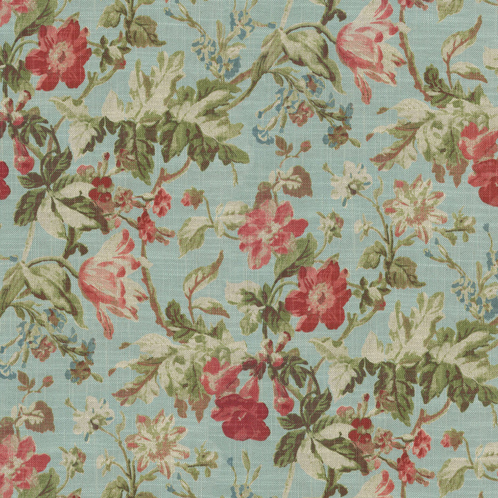 Cosima Robins Egg 682081 by Waverly Fabric - 75% Cotton 25% Linen PAKISTAN 33000 Horizontal: 13.5 and Vertical: 25.25 55 - Fabric Carolina -