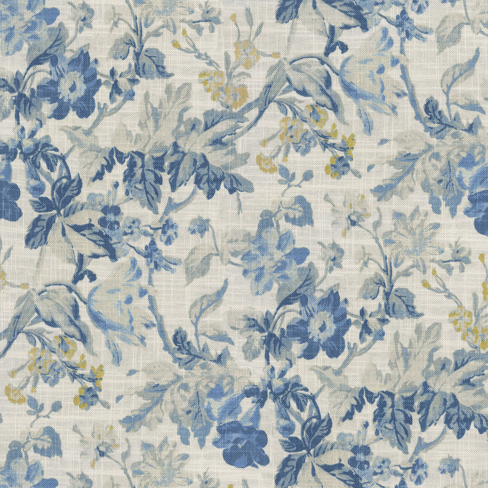 Cosima Dresden 682082 by Waverly Fabric - 75%Cotton 25%Linen PAKISTAN 33000 Horizontal: 13.5 and Vertical: 25.25 55 - Fabric Carolina -